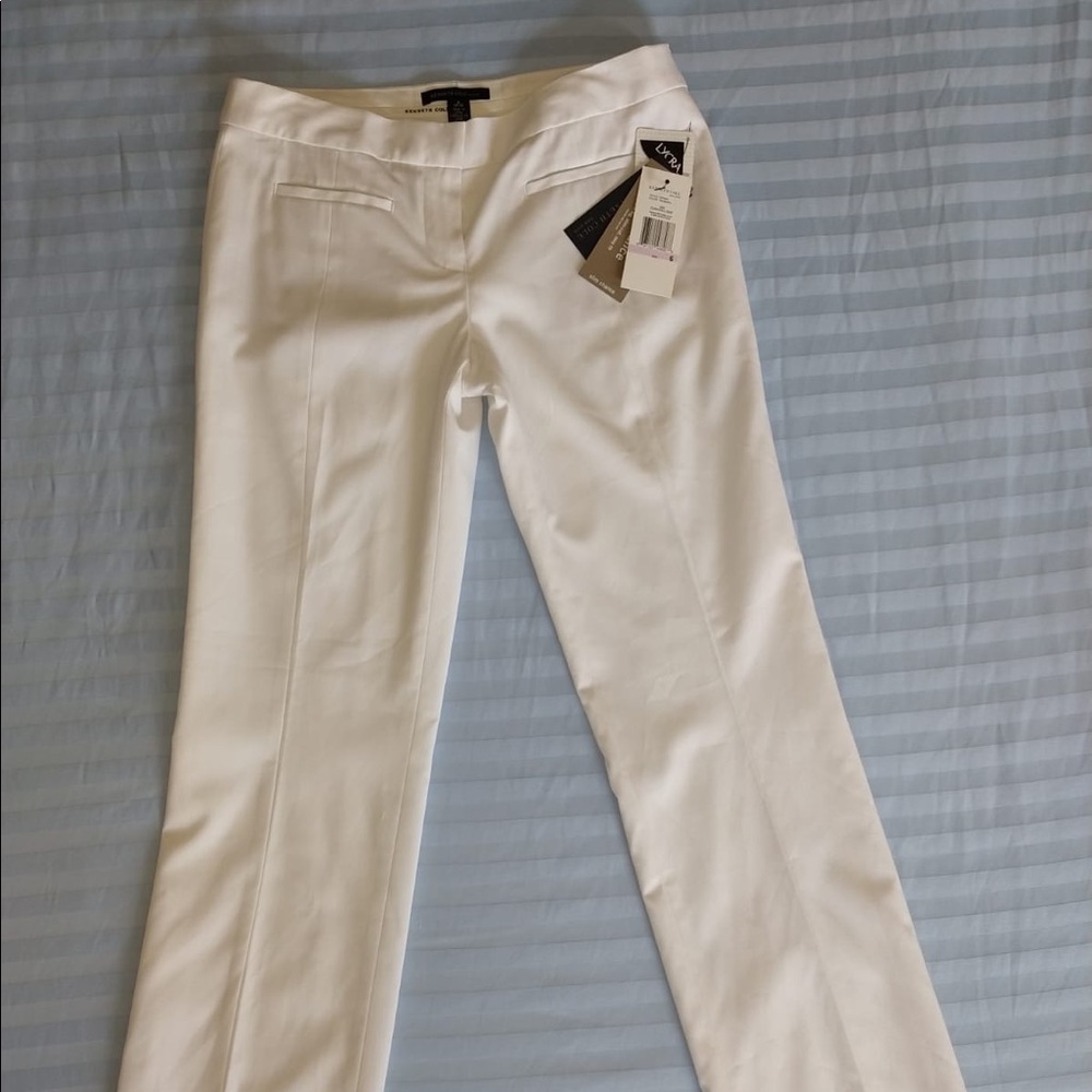 Size 6 Kenneth Cole white pants NWT